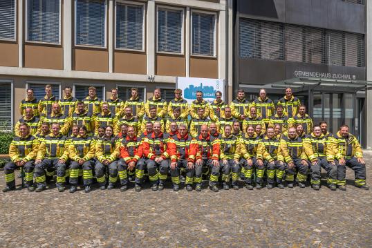 Mannschaftsfoto Feuerwehr